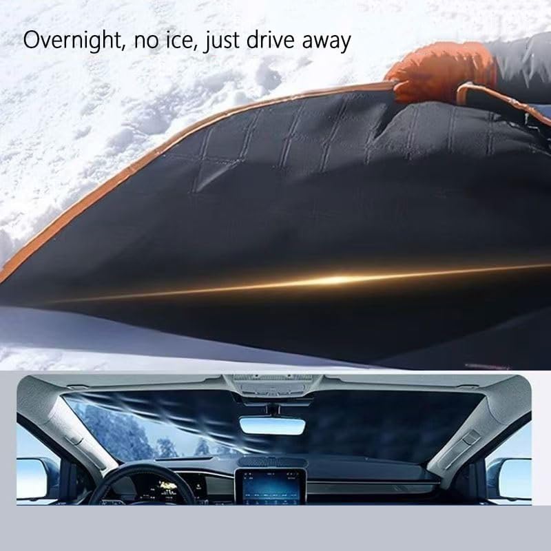 Copri Parabrezza Auto, per Citroen C1 C2 C3 C4 C5 Copri Parabrezza per Auto Inverno,Telo Parabrezza Antighiaccio, Copri Parabrezza Esterno Antigrandine,B-C4