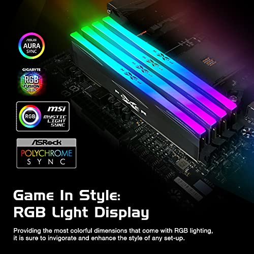 Image of Silicon Power XPOWER Zenith RGB DDR4 32GB (16GBx2) 3200MHz PC4-25600 CL16 1.35V 288-Pin UDIMM Gaming Desktop PC Computer RAM Memory Module SP032GXLZU320BDD