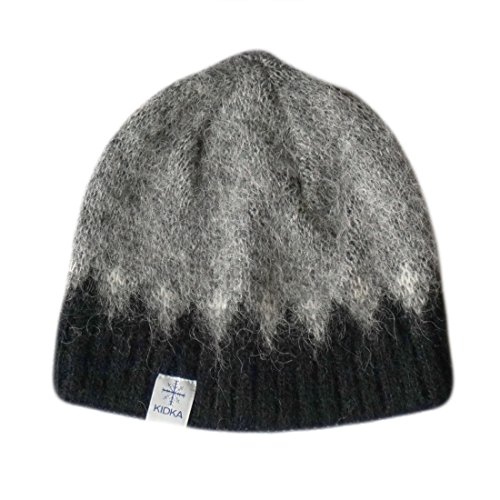 kidka Wollmütze Schurwolle - Grau/Schwarz/Weiß Cover