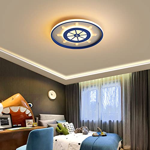 Plafonnier LED pirate tricolore pour illuminer la chambre d'enfant avec style - 4