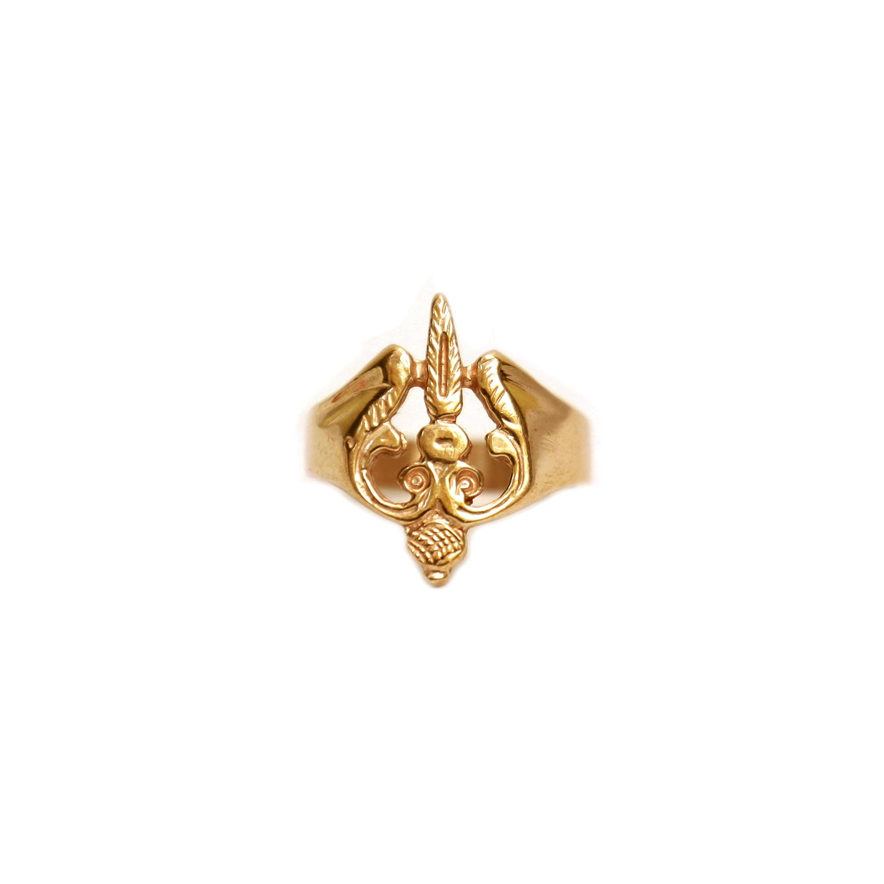 Panchaloha/Impon Trishul/Soolam ring for men and women | Panchaloha ring-image-46