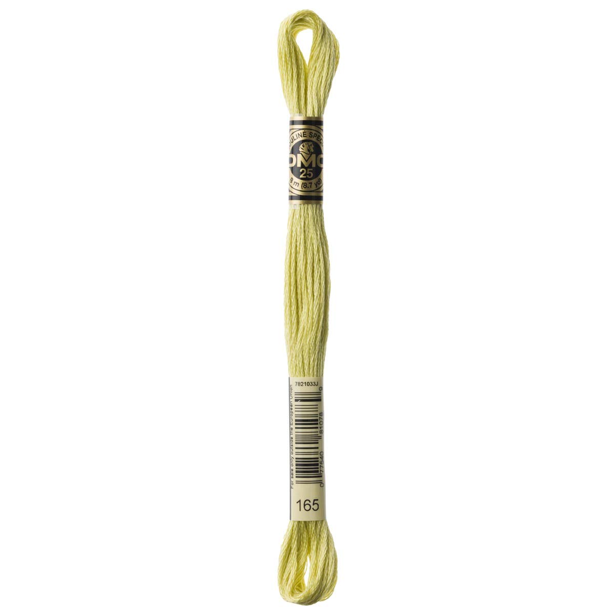 DMC Embroidery Floss Mouline Stranded Cotton Thread for Hand Embroidery and Sewing - Colour No: 165-12 x 8m Skeins โ image 1
