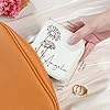 Corissy Personalized Jewelry Box for Women, Custom Travel Jewelry Case with Name and Birth Flower, Leather Jewelry Box for Rings, Earrings, Necklaces, Personalized Gifts for Women #4