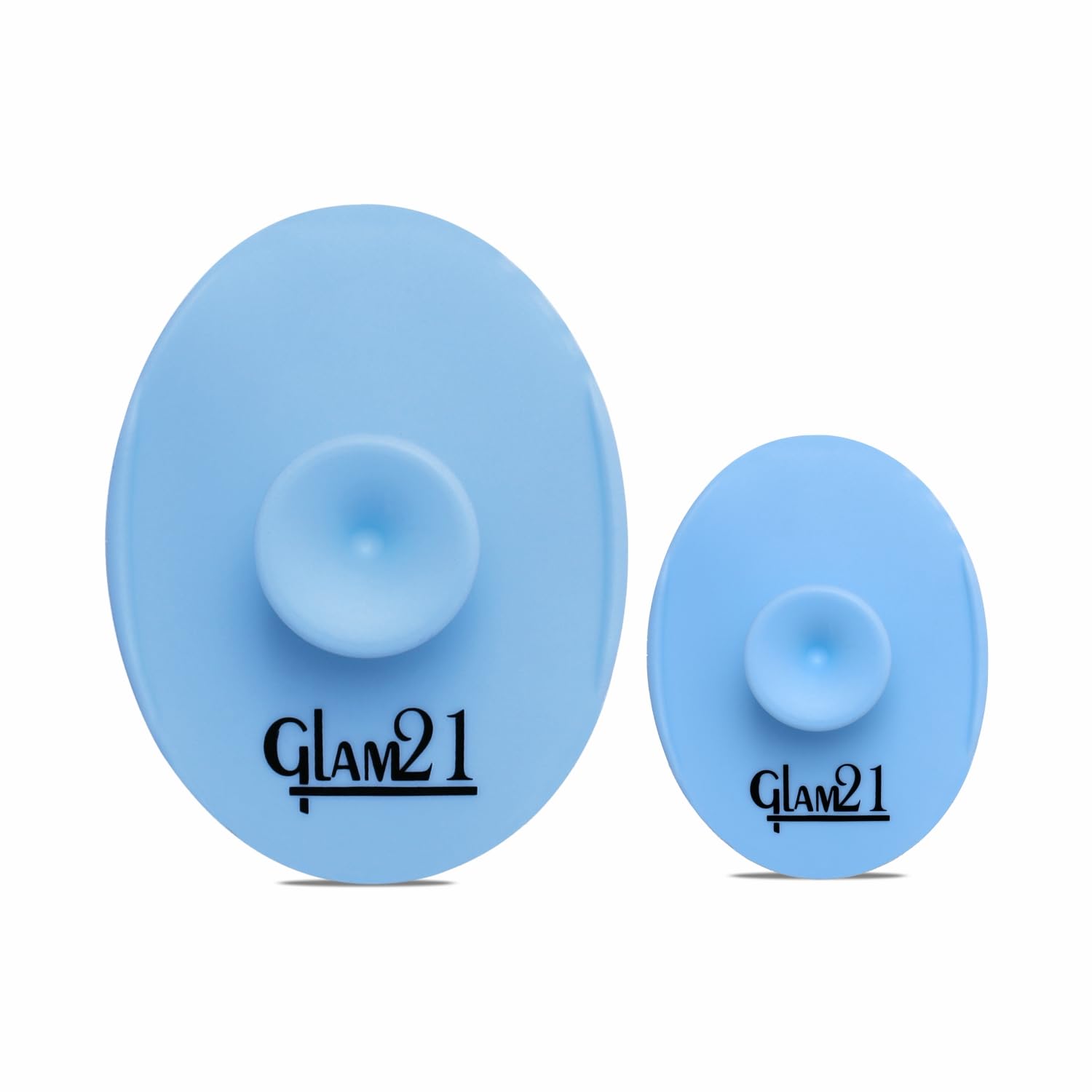 Glam21 Silicone Face Cleanser Scrubber (Small/Big) | Soft Exfoliating Cleansing & Massaging Tool | Blackhead, Dullness & Pollution Removing | Skin Hygiene Brush | Pack Of 2-image-19
