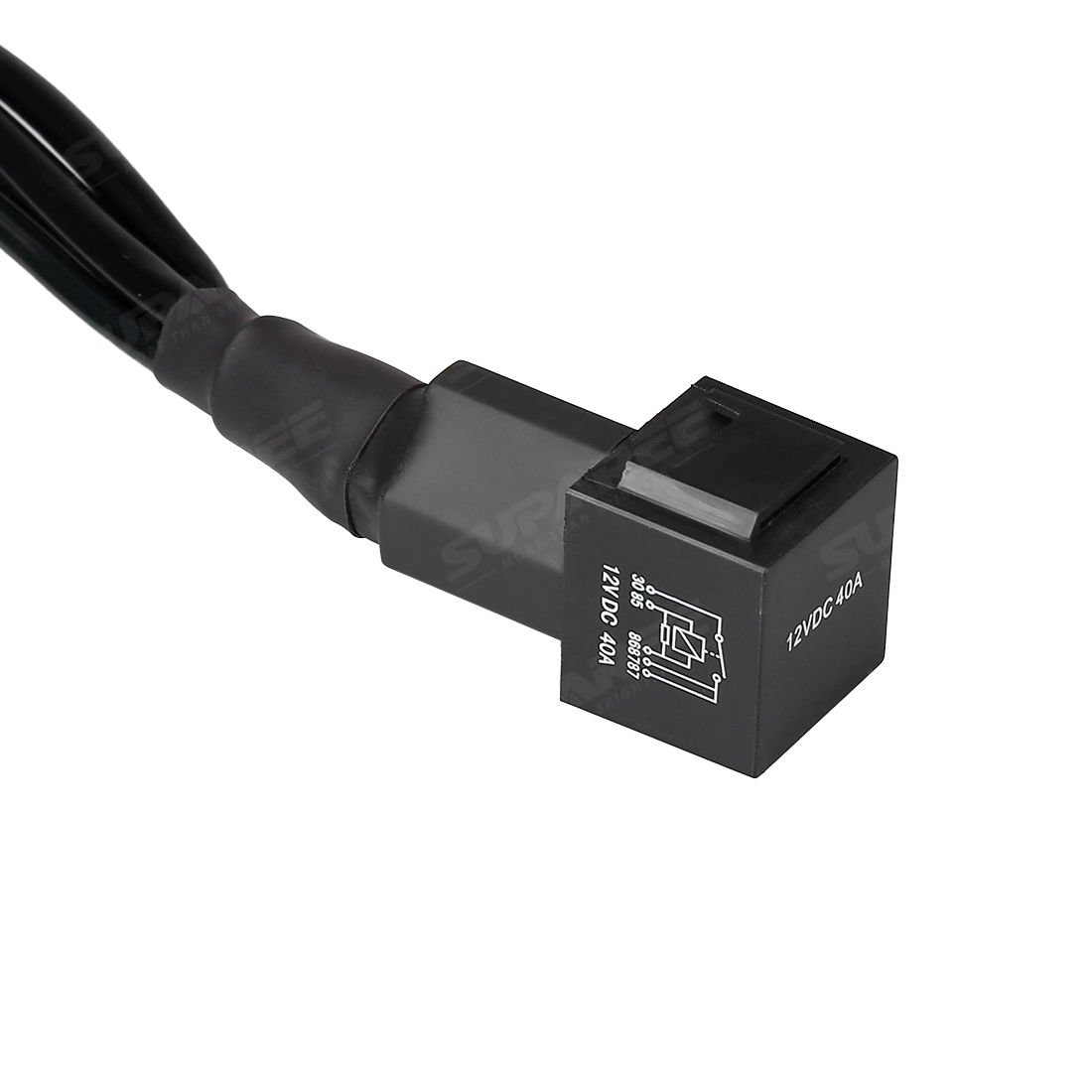 Cablaggio Fendinebbia con Interruttore 12V 40A Kit Cavi Fendinebbia Cablaggio Auto On-Off Interruttore per Barra LED Moto