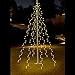 Produktbild Unbekannt Lichterkette 400 LEDs Warmweiß 8m für Fahnenmast Baum Außenbeleuchtung Kegel Weihnachten