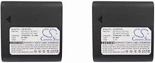 (2 Pack) XSP Battery for Sharp VL-8 VL-8888 VL-A10 VL-A10E VL-A10H and Others PN Sharp BT-H21 BT-H21U BT-H22 BT-H22U 2700mAh