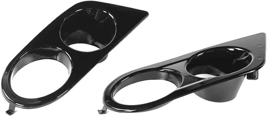 2PCS Fog Light Cover for E46 M3 2001‑2006 Front Bumper Accessory Dual Hole Fog Lamp Bezels 4 Door Sedan