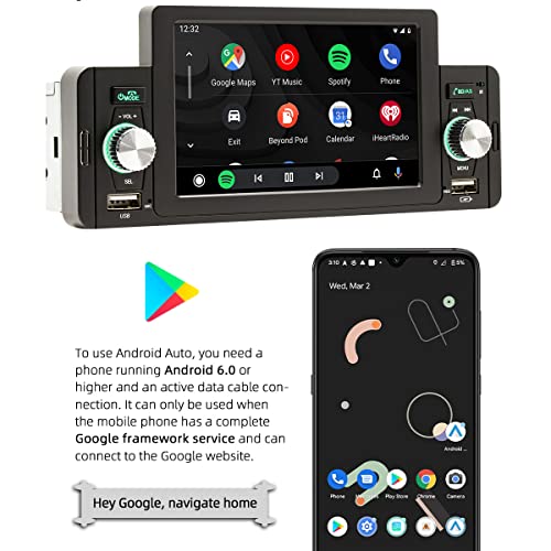 LOCHIMU 5 inch Auto Multimedia Player met CarPlay en Bluetooth - Afbeelding 6