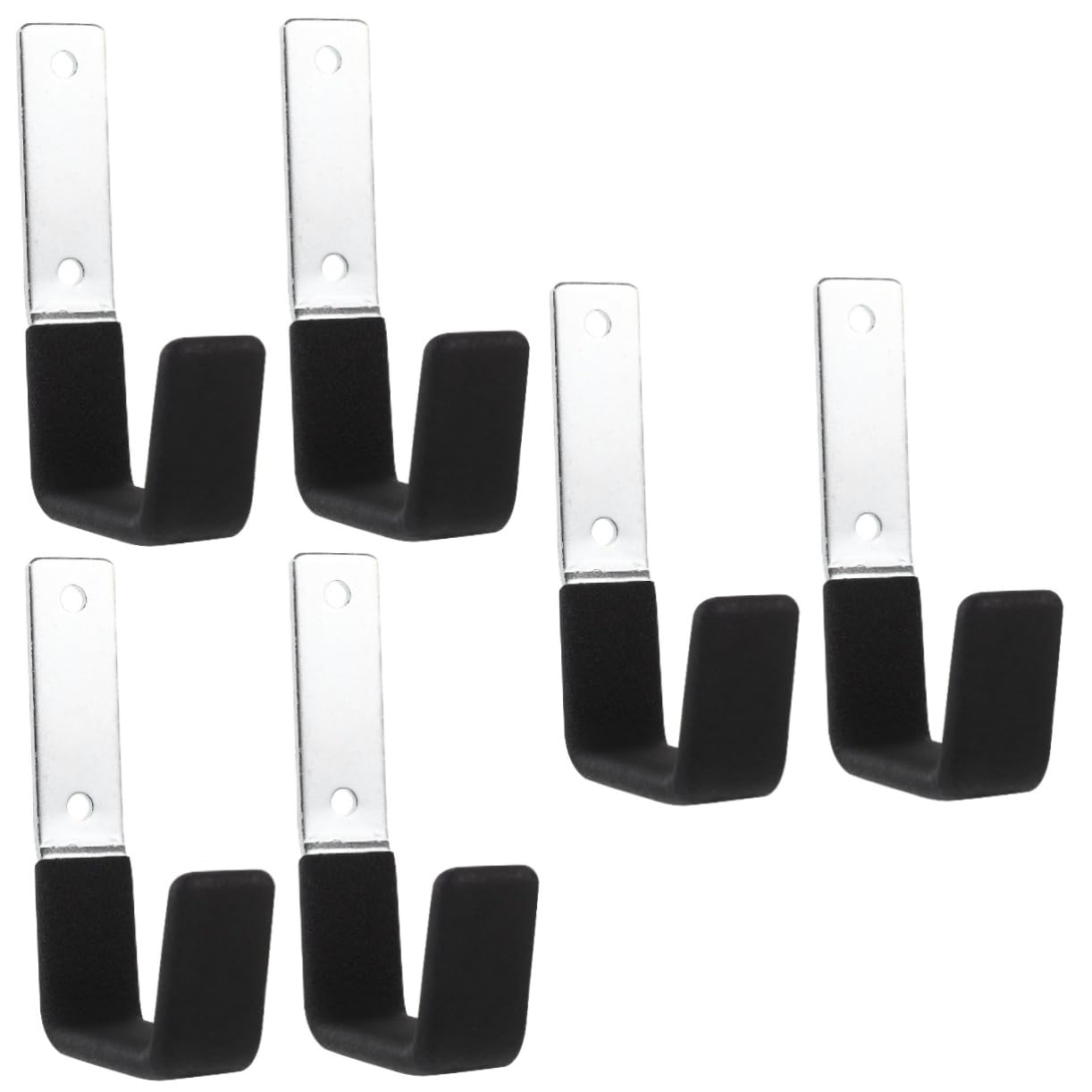 NUOBESTY 3 Set Ganci Da Garage Resistenti Da Appendi Utensili Da Muro Per Strumenti Da Giardino E Organizzazione Spazi Facile Installazione E Uso Robusta 2 Pezzi*3