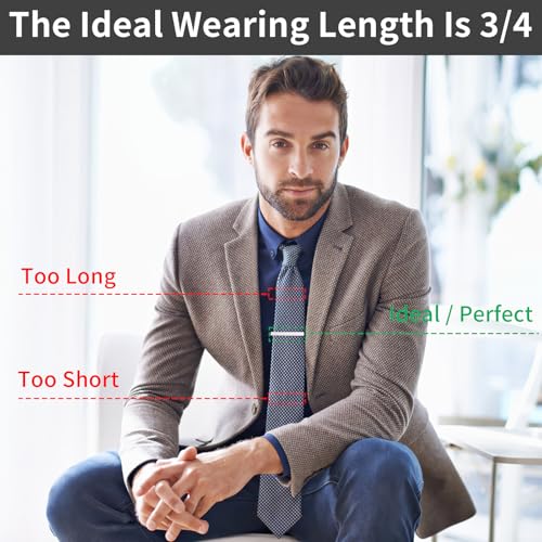 Image of MOWPOG 6 Pcs Tie Clips for Men, Tie Bar Pins Tacks with Gift Box | Copper, Shiny & Glossy, for Father, Husband, Boyfriend, Business, Wedding, Suit Accessories, Easy to Open, Won't Fade /Scratch