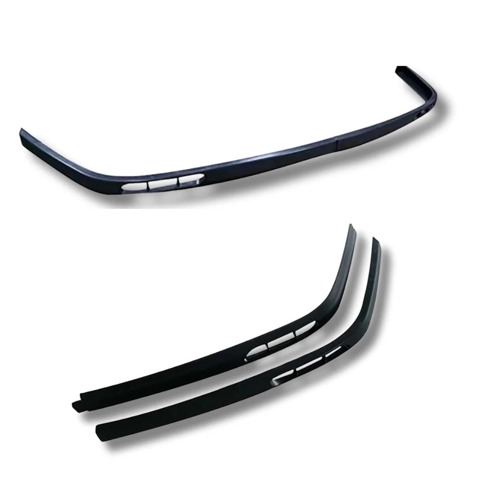 Spoiler Delantero para Peugeot 206 2 Uds Kit Carrocería Parachoques Delantero Accesorios Coche Difusor Divisor Alerón Parachoques Deportivo Piezas Exteriores Afinación Spoiler Parachoques(Model 1)