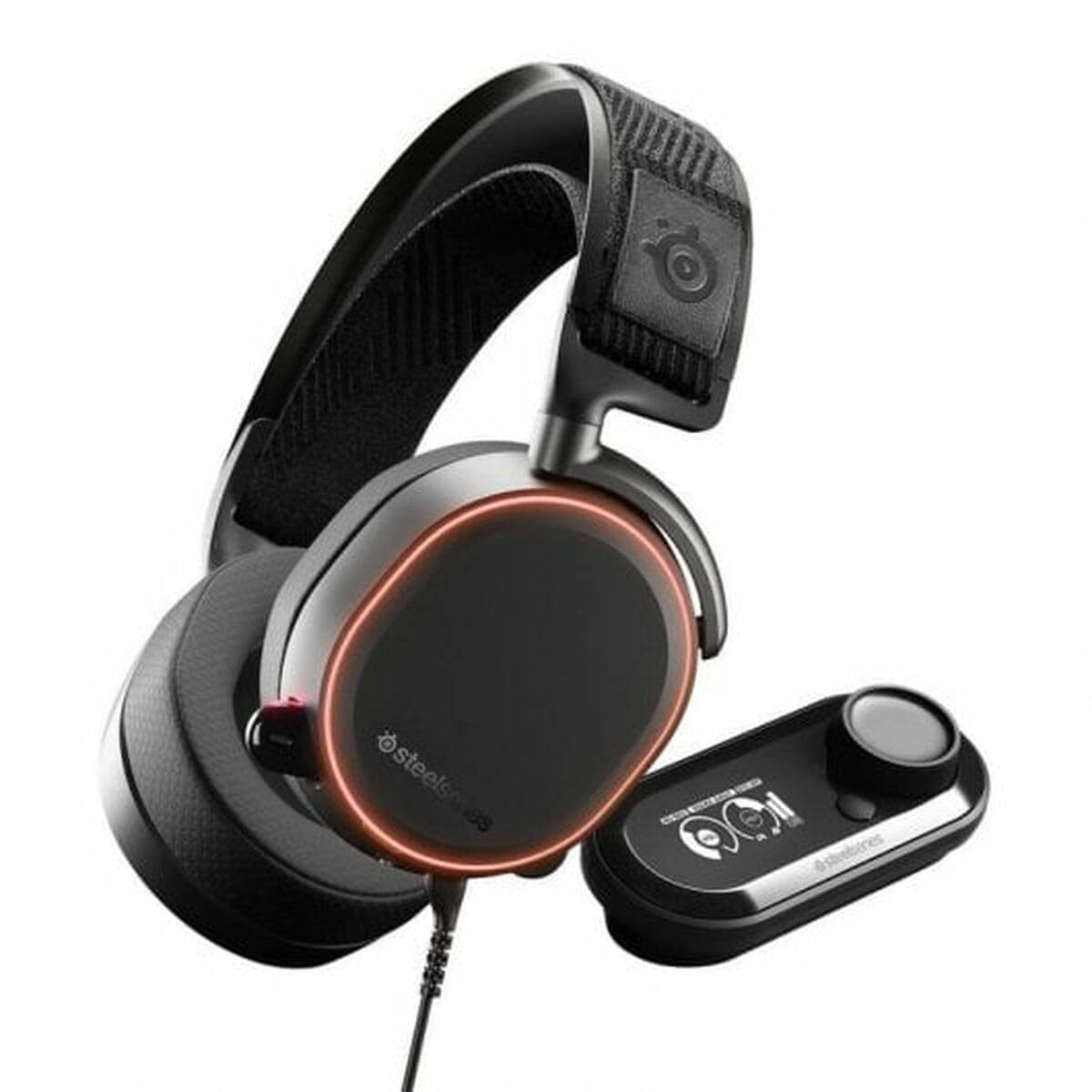 Steelseries Arctis Pro + Gamedac Over-Ear Kopfhörer [Kabelgebunden] Schwarz