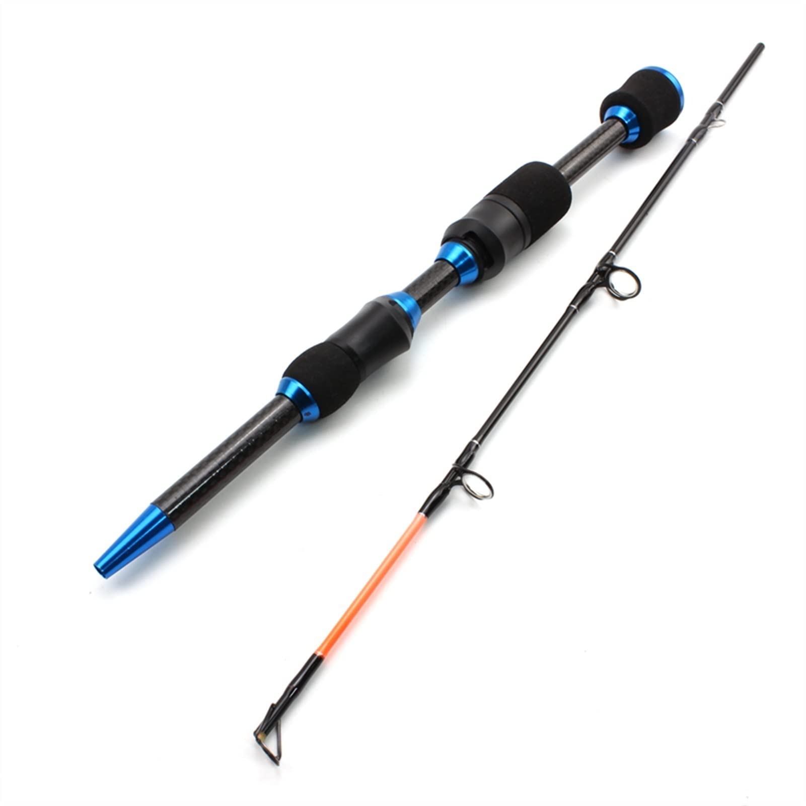 Teleskop-Angelruten-Combos, tragbare Angelrute, Winter auf Eis-Angelrute, 65 cm, 75 g, Carbon, schwer, ultrakurze Spinnrute, Reise-Angelausrüstung, tragbare Angelruten, Outdoor-Angelruten