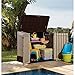 Keter Store It Out Midi - Cobertizo de Jardín Exterior, Color topo...