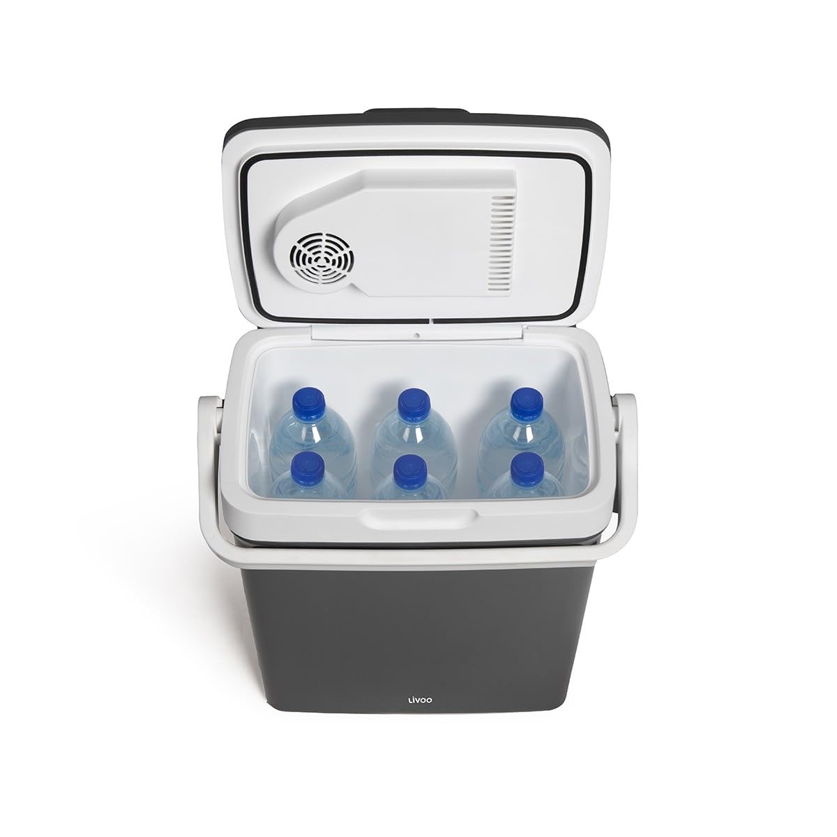 Livoo - Glacière électrique - Froid et Chaud, capacité 18L, ou 6 Bouteilles de 1.5L, Prise Secteur/Allume-Cigare