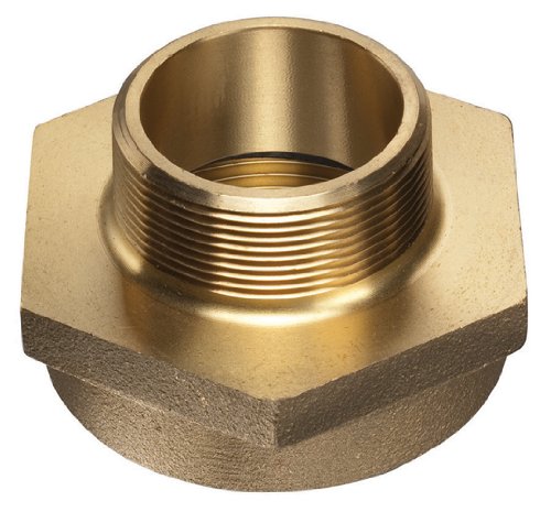 Kuriyama FMHN-12GH16PT Brass Hex Nipple, 3/4 GHT Female x 1 NPT Male