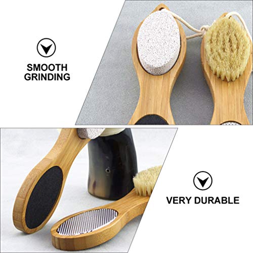 Minkissy Professionele Pedicure Gereedschap Voet Puimsteen Voet Eelt Remover Voet Massage Borstel Voetvijl Rasp… - Afbeelding 7