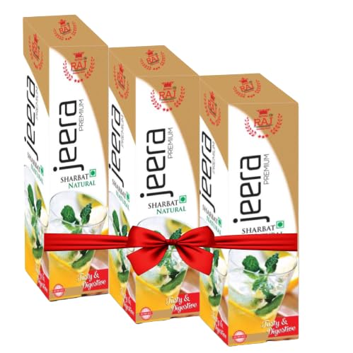 Royal Raj Jeera Sharbat Combo | Natural Refreshing Drink to Beat the Summer Heat | Cumin Squash And Beverage | Blend of Natural Immunity Booster and Support Digestion (Pack Of 3, 750ML)-image-46