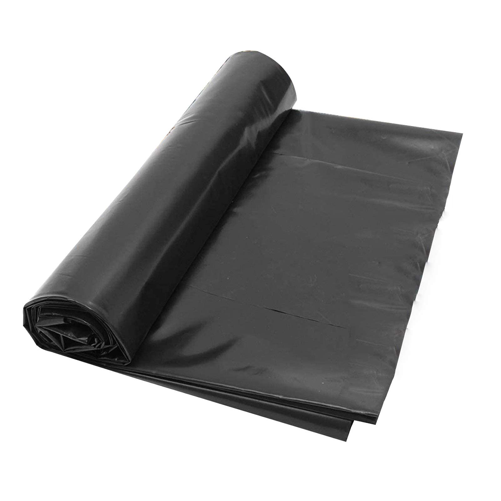 Buy QYMXJ Black Heavy Duty Polythene Plastic Roll Sheeting Damp Proof