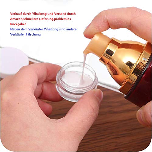NALATI 50 Stück Döschen - 5g or 5ml Cremedose klar transparent mit Schraubdeckel - Leerdose - für Acrylpulver, Strass… – Bild 5