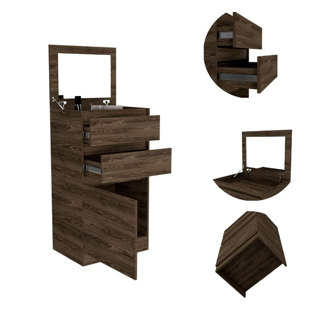 Dresser Asturias, Jewerly Box, Dark Walnut