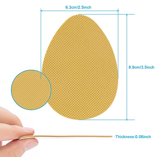 Image of GADEBAO Non-Slip Shoe Pads, Self-Adhesive Anti-Slip Grips for Bottom of Shoes, Odorless Silicone Pads, High Heels Non-Skid Sole Protector Stickers (Beige-8 Pcs)