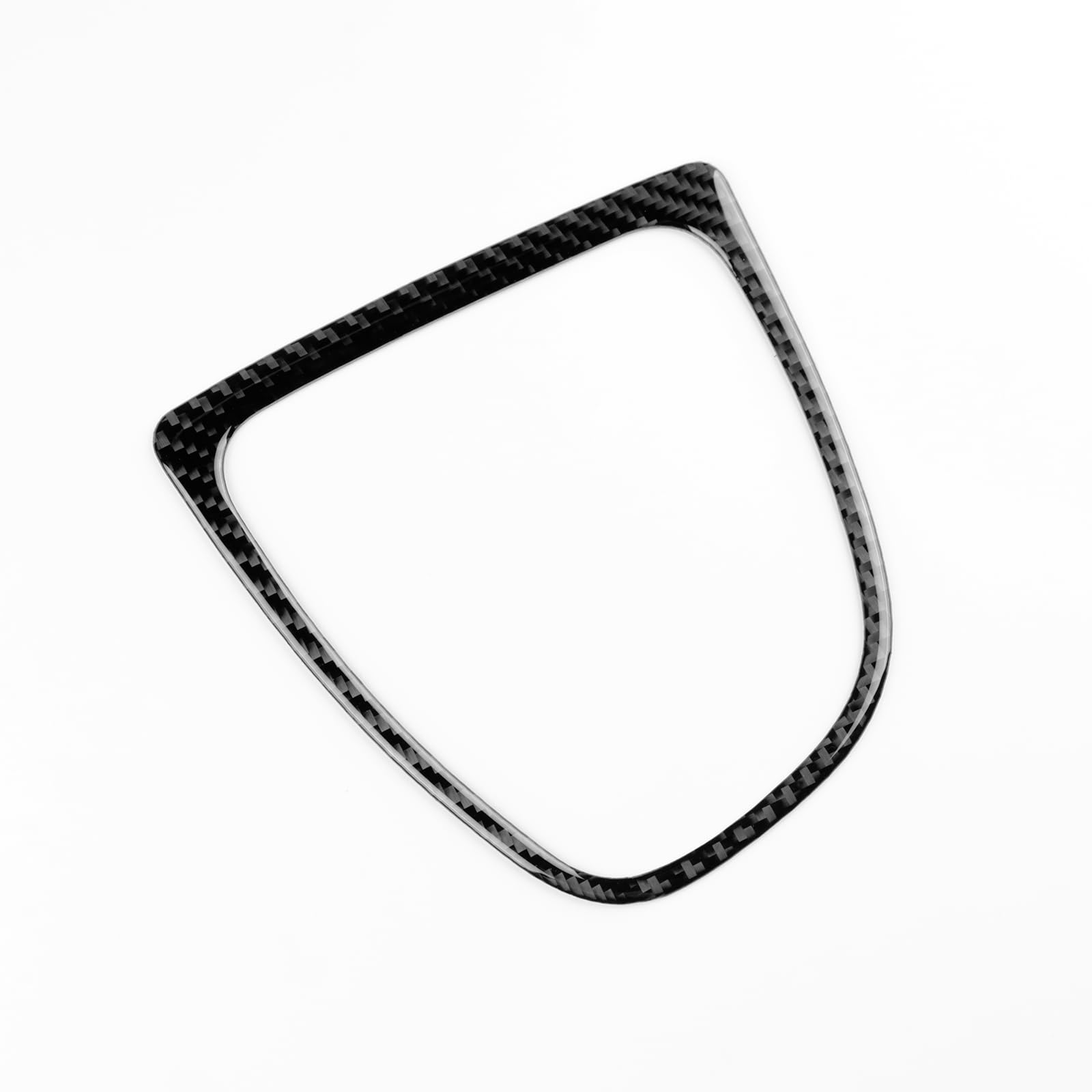 KUNGKIC Pour Renault Clio 4 Mk4 IV 2013 2014 2015 2016 2017 2018 Accessoires Real Fibre de Carbone Voiture Centre Console Levier de Vitesse Vitesse Cadre Extérieur Panneau Autocollant Voiture Pièces