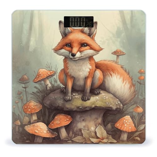 Báscula digital para baño con vidrio templado 26 x 26 cm miniatura 1