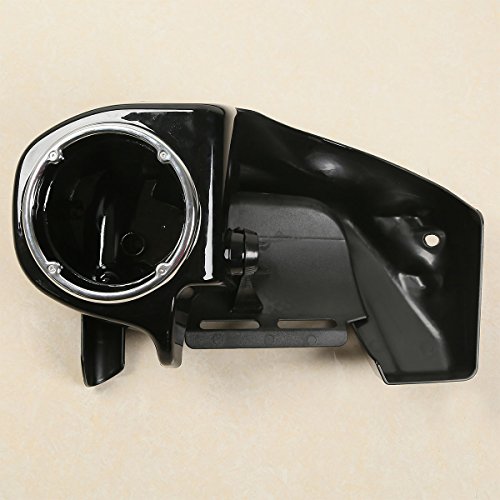 Xmt-Moto Vivid Black Lower Vented Leg Fairings W/Speaker Box Pods Fits For H-D Touring Models Flt, Flht, Flhtcu,Flhrc, Road King, Street Glide, Electra Glide, Ultra-Classic, Road Glide 1983-2013 #TOP6