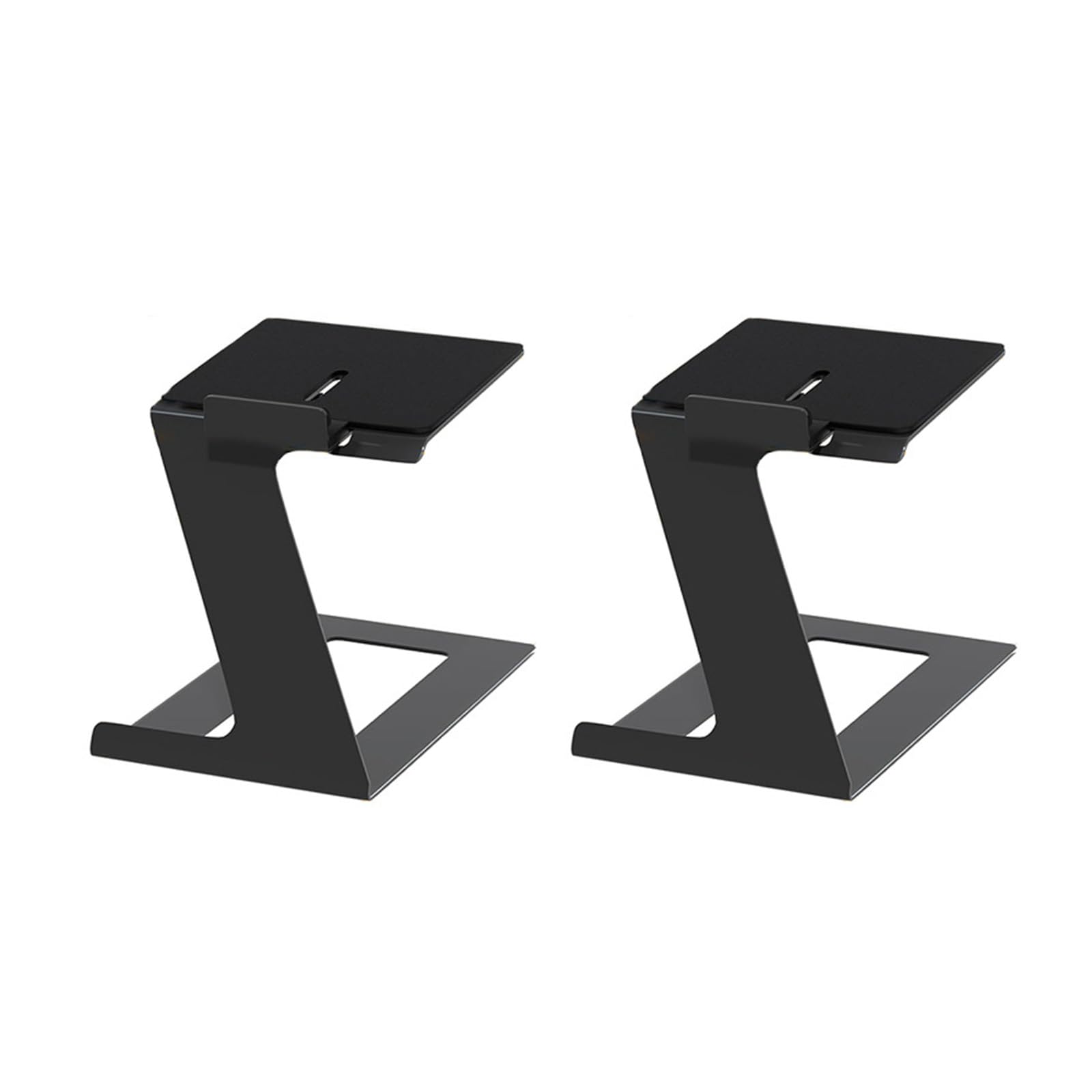 2Pcs Desktop Speakers Stand,Bookshelf Speakers Stands,Adjustable Height and Tilt(6° Incline) for Most Bookshelf Speakers,Computer Speakers, and Studio Monitors