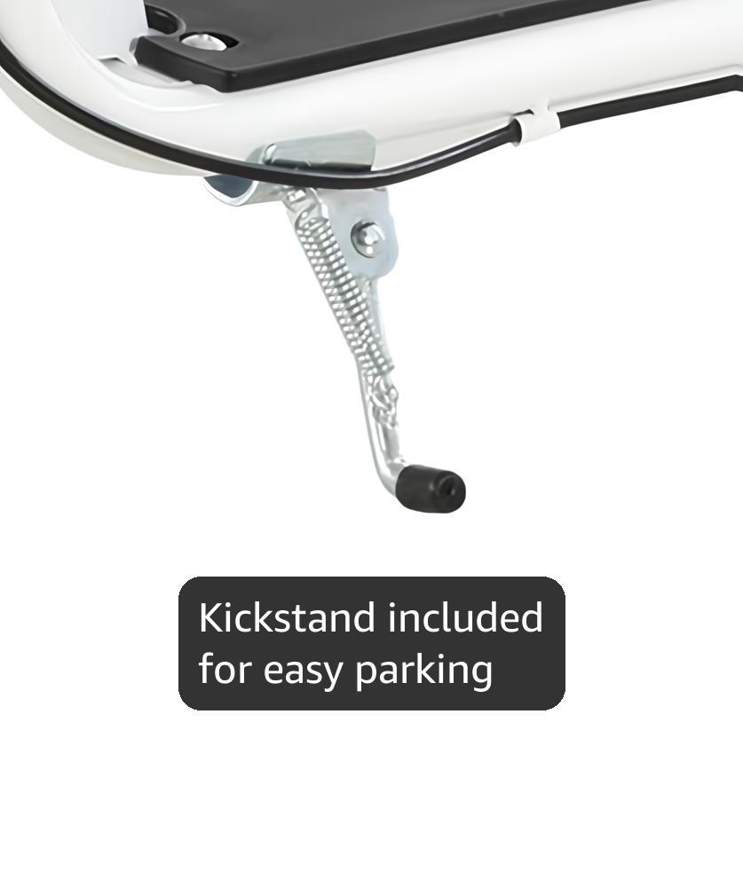 HOMCOM Kids Scooter, Teen Push Scooter with Big Wheels, 85-95cm Adjustable Handlebar Height, Dual Brakes, for Ages 5+ Years