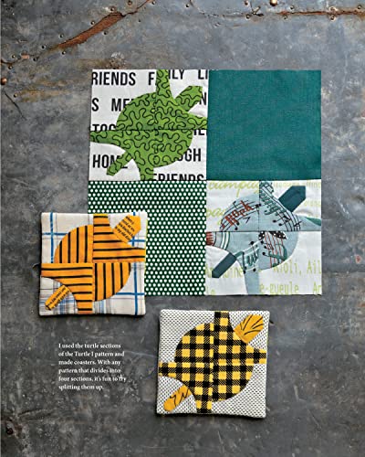 180 Patchwork Quilt Blocks: Experimenting with Colors, Shapes, and Styles to Piece New and Traditional Patterns (Landauer) Japanese Quilting Design Elements - Animals, Geometric, Florals, and More - Image 3