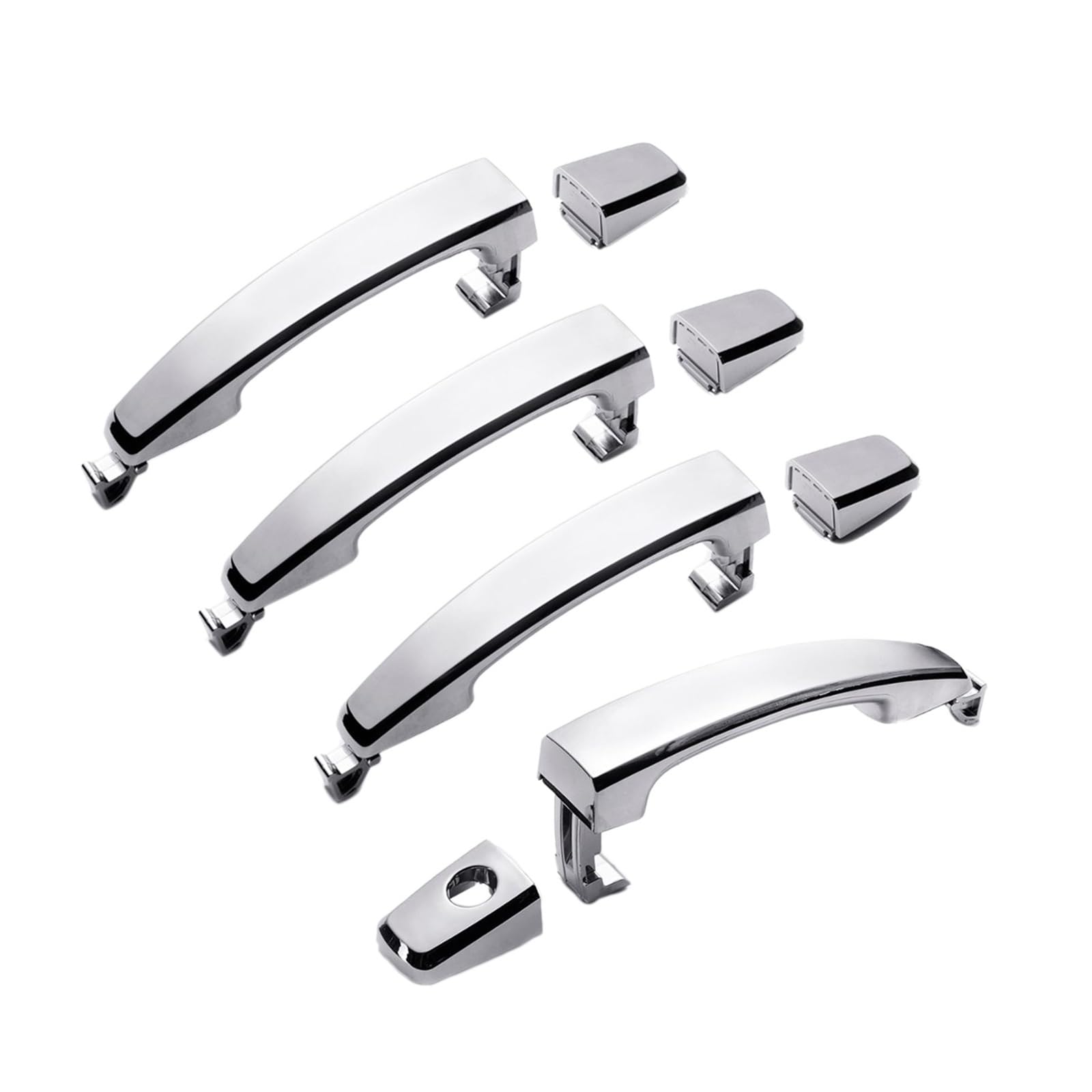 Atgcbcauf One Color Chrome Door Outer Handle Covers For Captiva Sport For Aveo For Vue 96468254 96468266 96468266 Car Exterior Door Handles