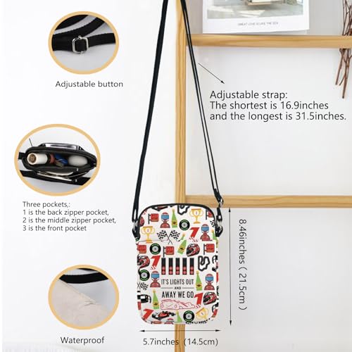 Racing Car Merchandise Racing Inspire Crossbody Bag Racing Aesthetic Gift Qualifying Day Gift2