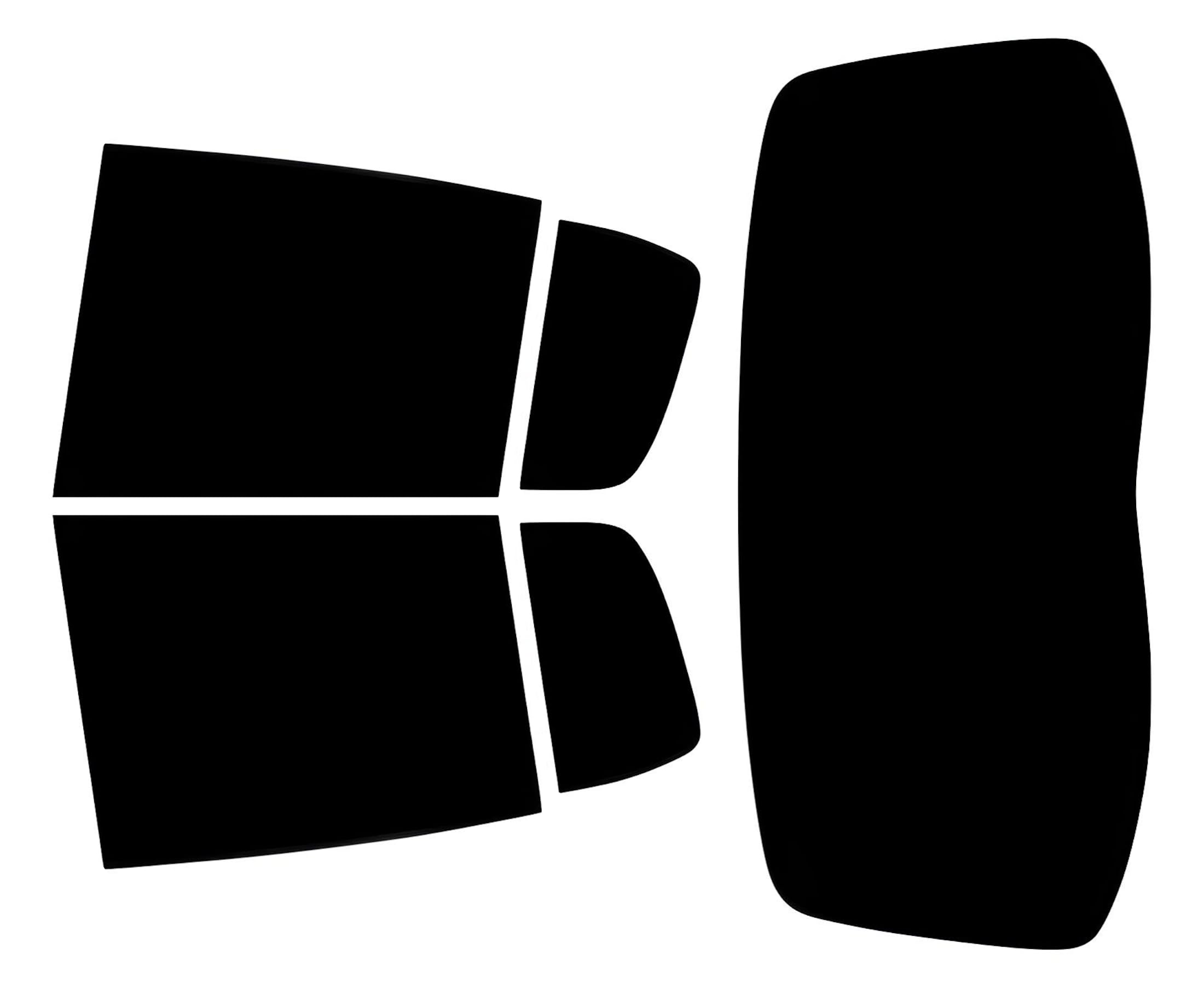 TINTCOM Film Solaire Auto Prédécoupé pour Dacia Sandero 5 Portes 2008-2012 - (20% Noir Fumé Foncé) - Vitres Latérales Arrière & Lunette Arrière - Ajustement sur Mesure, Protection UV