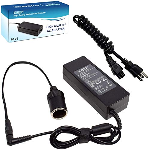 HQRP 120V AC Adapter to 12V DC 5A Car Charger 60W Cigarette Lighter Socket Converter compatible with Car Vacuum Cleaner Refrigerator Mini-Fridge Flashlight Air Compressor Tire Inflator Massage Cushion