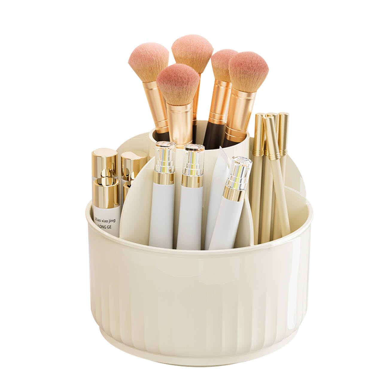 Makeup Organizer 360 Rotating Large Capacity Organizer Makeup Brush Holder for Perfume Vanity Decor Bathroom Countertops Lazy Susan Cosmetic Desk Display