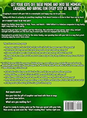 Would You Rather Game Book for Kids, Teens, and Adults - EWW Edition!: Try Not To Laugh Challenge with 200 Hilarious Questions, Silly Scenarios, and ... Bonus Trivia the Whole Family Will Love! - Image 2