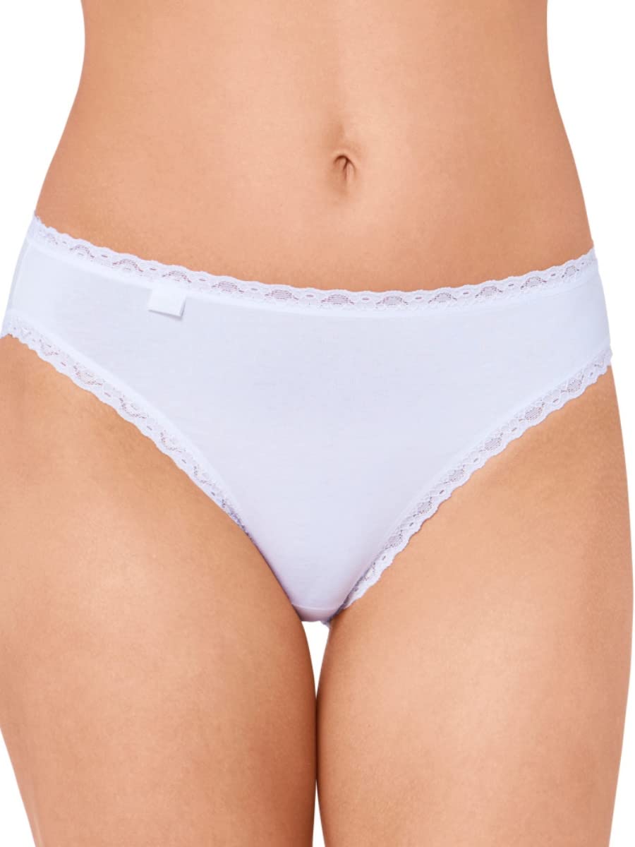 Sloggi 24/7 Cotton Lace Tai Briefs White White 2XL - 18