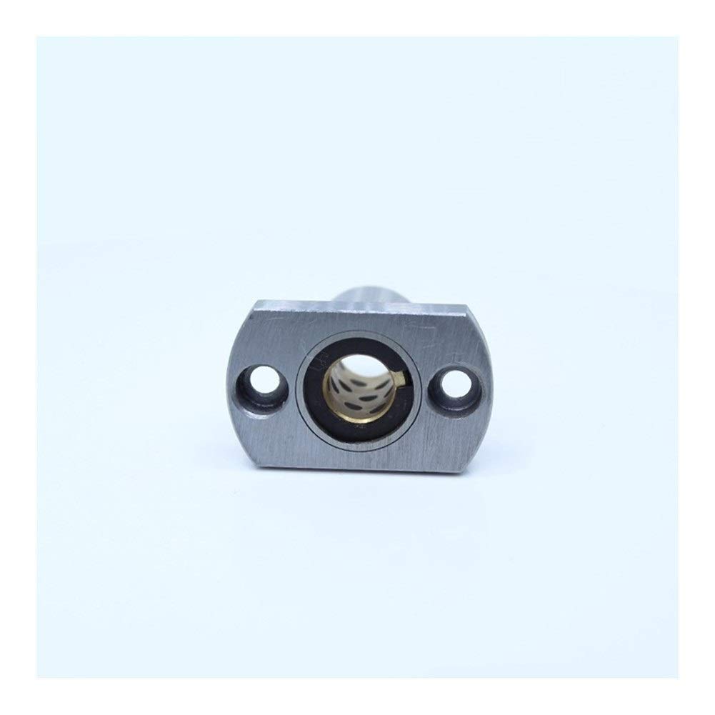 RFXOGTYFZ Linear Bearing 2PCS LMH10UU Oil Free Bushing 10x19x29mm Graphite Copper Sleeve Flange Mounted Bearings LMH10 UU MFNS10 Ball
