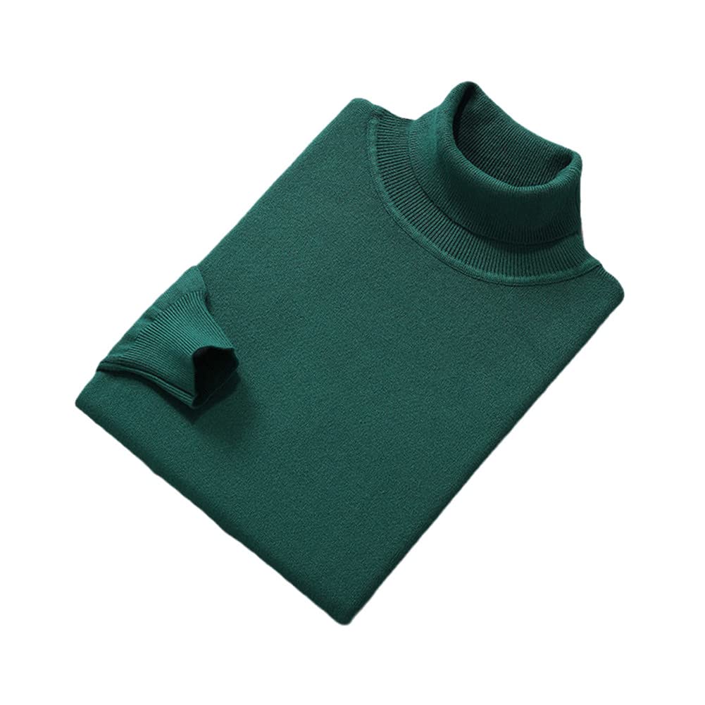 Uomini Cashmere Misto Cotone Dolcevita Uomini Pullover Pull Homme Neck Jumper Maschio Collo Alto Maglione Lavorato A Maglia