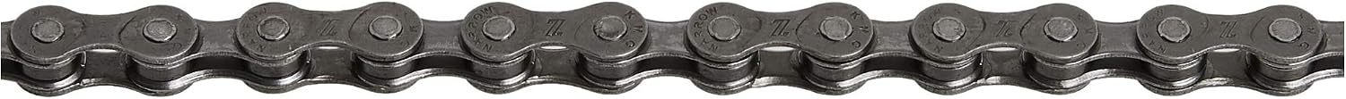 KMC Z8.1 8 speed inner chamfering 7.1MM pin length Bicycle Chain (1/2" x 3/32") Gray 1 pcs /Steel 116 links