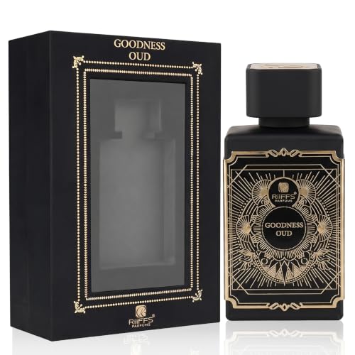 Image of A CENTER RIS Gs Oud Black Fragrance For Men Eau de Parfum 3.4 Fl Oz | Oriental Woody Fragrance | Rich Saffron Smoked Agarwood Cologne | Daily Use Spray Gift