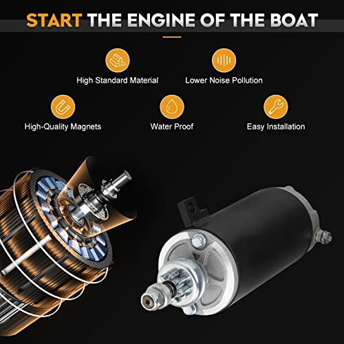 image for ILONPA SAB0003 Electrical Starter Compatible with Evinrude Outboard Ma