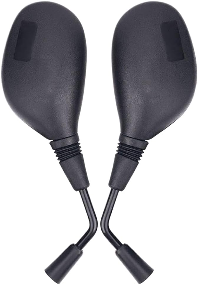 Motorcycle Mirror Compatible With ATV Scooter Snowmobile Moped 8mm 10mm Handlebar 360 Degrees Ball-Type Adjustment
