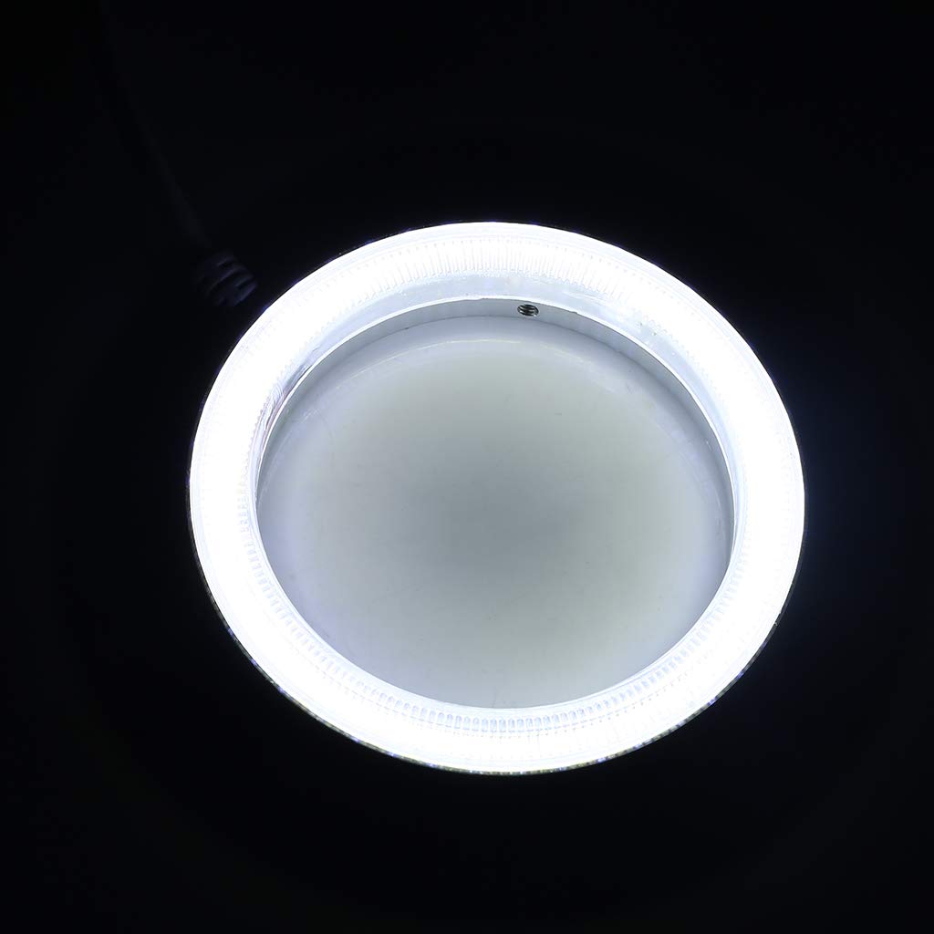 Aggiornato 56 LED Microscopio Luce Regolabile per Lampada per Stereo Zoom Microscopi & Fotocamere