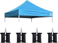 Vista 25 de Eurmax - Toldo de repuesto, 10 x 10, elige entre 30 colores, solamente toldo, regalo de 4 unidades de bolsas