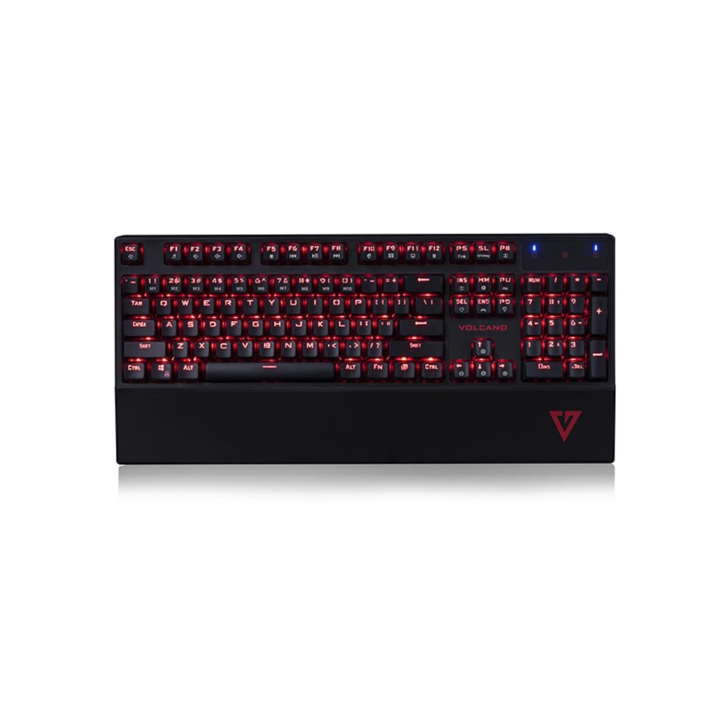 Modecom 00085 gioco meccanico della tastiera Volcano Gamer (Blue Switch) US Layout
