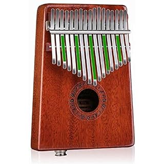 WYKDL Kalimba 17 Touches Thumb Piano, Piano Doigt en Bois Portable avec Accessoires, for Les débutants Enfants Adultes… - Les Beatles, Paul McCartney, John Lennon, RIngo Starr, George Harrison
